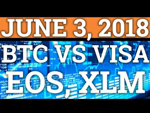 BITCOIN BTC VS VISA! EOS HACK! STELLAR LUMENS XLM NEWS! PRICE PREDICTION + CRYPTOCURRENCY NEWS 2018!