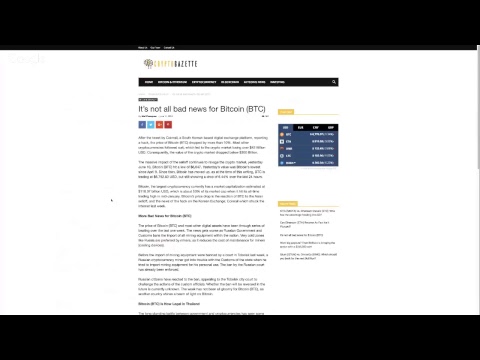 It's not all bad news for bitcoin #LIVE - BTS #61 (Skype WorldCryptoNetwork)