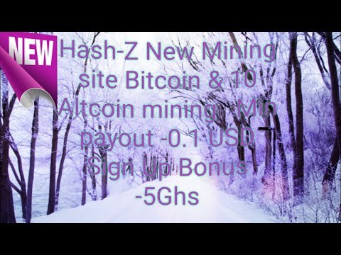 New Altcoin and Bitcoin Mining site 2018 with 5Ghs bonus on signup
