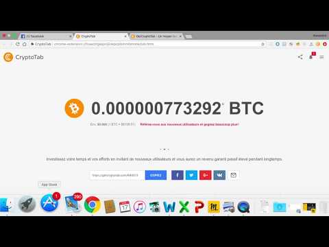 CryptoTab, miner du Bitcoin avec Google Chrome  SCAM ou Pas