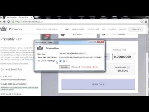 Primedice Hash Cracker | Hacker Application (Win 100% of bets!)