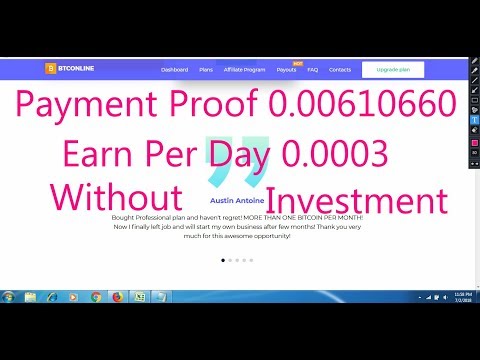 Payment Proof 0.00610660 | Btconline Pool Mining | Earn 0.0003 BTC Every Day | Without Investments