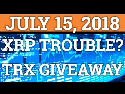 RIPPLE HAS COMPETITION? TRON $25,000 GIVEAWAY! XRP, TRX, BITCOIN BTC PRICE + CRYPTOCURRENCY NEWS