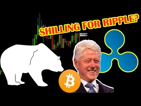 BITCOIN's bearish reversal scenario. Clinton hired by Ripple XRP? XRP News.