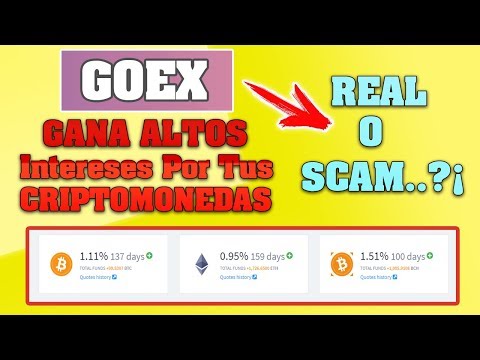 GoexPro GANA Altos INTERESES Por Tus Criptomonedas ¿REAL o SCAM?