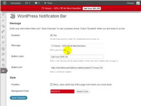 Best Business Making Money WordPress Notification Bar