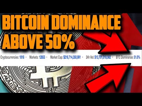 BITCOIN NEWS! Bitcoin Dominance RISES ABOVE 50 PERCENT! BITCOIN GIVEAWAY!