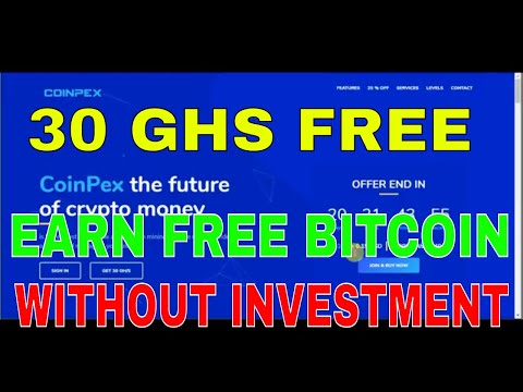 NEW BITCOIN MINING 30 GHS FREE (WITHOUT INVESTMENT)