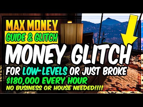 GTA 5 ONLINE 2018 | WORKING MONEY GLITCH FOR LOW LEVELS- HOW TO MAKE MONEY FAST IN GTA5 ONLINE GUIDE