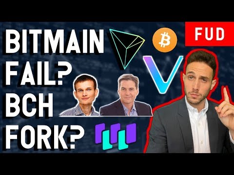 Bitmain $18B IPO? BCH HARD FORK? WaltonChain VeChain OmiseGo Bitcoin & Crypto News!