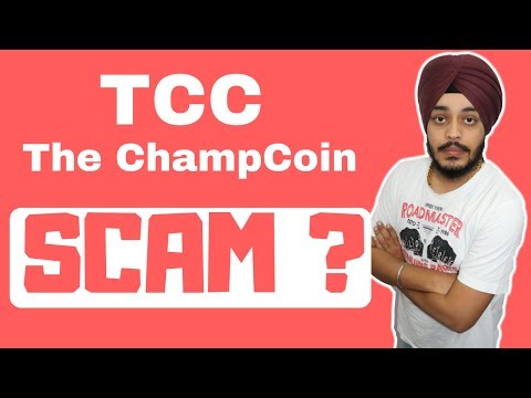 TCC - The Champ Coin Scam ? or Future | TCC Price Updates | TCC Beat Bitcoin ?
