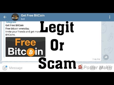 Get Free Bitcoin Bot Legit or Scam