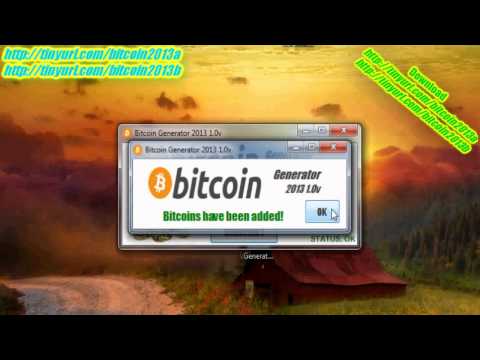 Bitcoin Generator 2013 1.0v New Recent Fast 2015