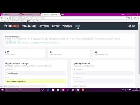 FunMiner Earn Free 1 BTC     NO investment  2018     no scam! - BITCOIN 2018