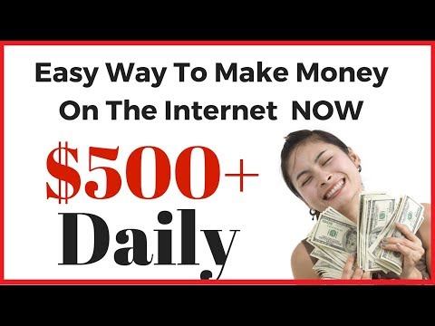 HOW TO MAKE MONEY ON THE INTERNET - (EARN $300 - $500 A DAY EASY)