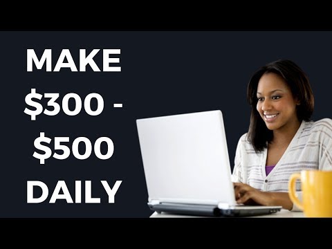 HOW TO MAKE MONEY ONLINE FAST WITHOUT SELLING - ($300 - $500+ DAILY)