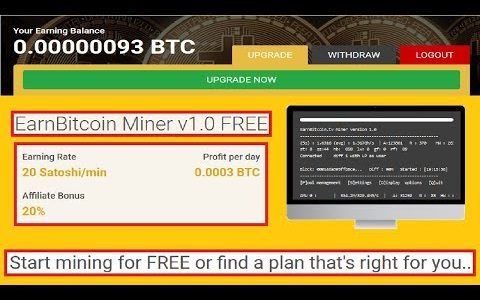 NEW! Bitcoin mining | Earn Bitcoin for free!