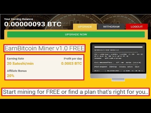 NEW! Bitcoin mining | Earn Bitcoin for free!