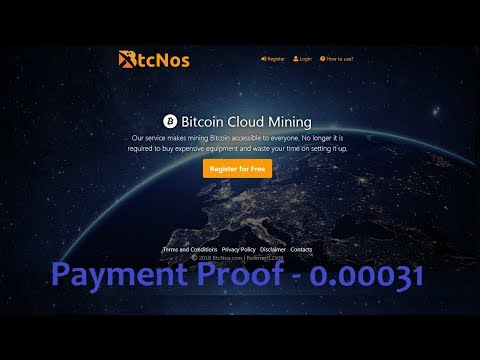 Withdraw Proof - BTCNos Cloud Mining || 100% Legit Site Earn Bitcoin Free