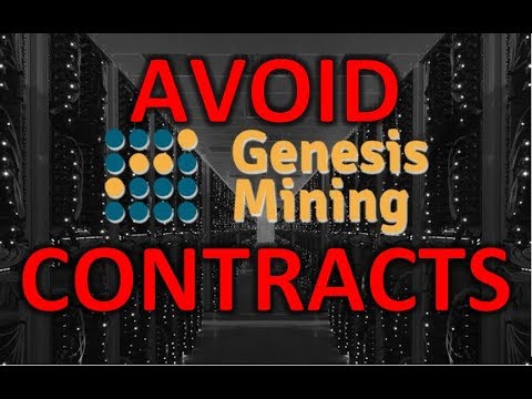 DON'T BUY GENESIS MINING CONTRACTS! - DASH and BITCOIN MINING SCAM