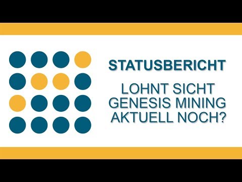 BITCOIN CLOUD MINING - GENESIS MINING STATUSBERICHT