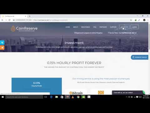 How To Earn 10$ Bitcoin Daily With Coin Reserve -- Lifetime High Profit Investment Site 2018