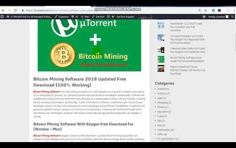 Bitcoin Mining Software 2018 Updated Free Download [100% Working]