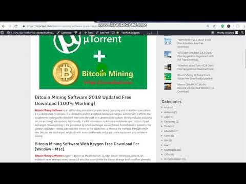 Bitcoin Mining Software 2018 Updated Free Download [100% Working]