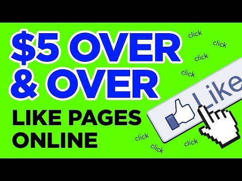 Make Money Online - $5 OVER & OVER TO LIKE PAGES (Easy Work)