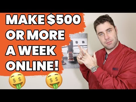 How To Make Money Online As A Beginner ($500 A Week In 2019)