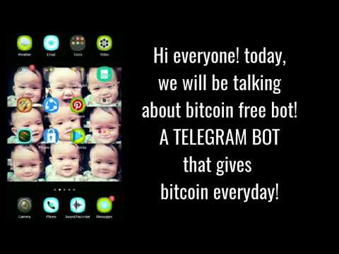 Bitcoin free bot in telegram Scam or legit!?!