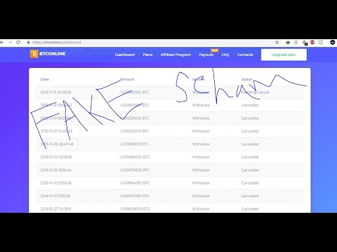 Payment Proof Bitcoin Scam From Btconline.io Fake Site ? Full Logical Explanation