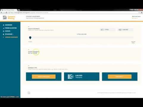 Genesis Mining New SHA 256 prices 18th January 2015