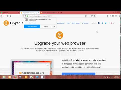 Cara Mendapatkan Bitcoin Gratis dari CriptoTab, Ini Betul Bukan Scam