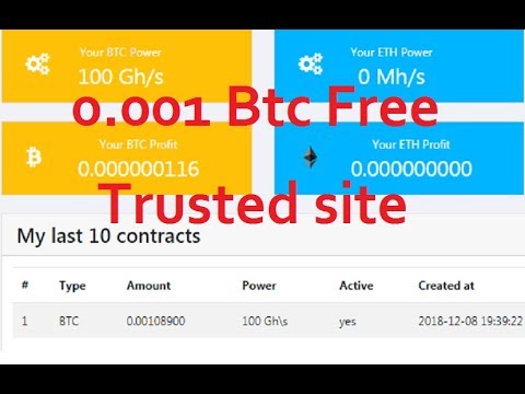 Free bitcoin mining 0.001 btc free bouns | Trusted site |