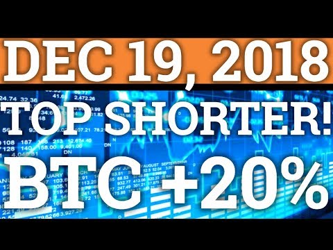 BTC UP 20%! TOP BITCOIN SHORTER CLOSED HIS POSITION! (NEO, CRYPTOCURRENCY TRADING, PRICE, NEWS 2018)