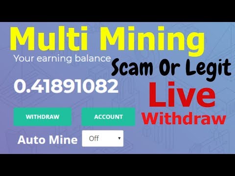 Bitcoin Cloud Mining 2019 Live Withdraw bitcoin-line | multimining Scam or Legit Bitcoin Mining