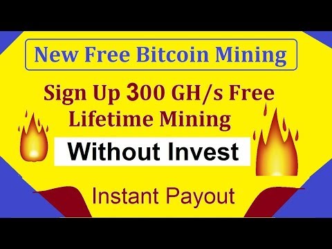 How To New Free Mining  Bitcoin Cloud Site 2019 300 GH/S Free Sing Up  urdu hindi