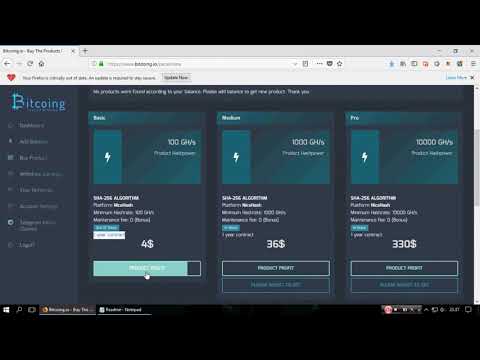 ❌ SCAM BitCoing   New Bitcoin Cloud Mining 2018 Free 100 Gh s