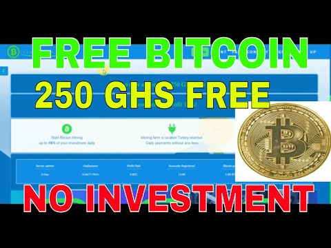 NEW LAUNCH BITCOIN CLOUD MINING 250GHS FREE AUTOMATIC EARN FREE BITCOIN NO INVESTMENT