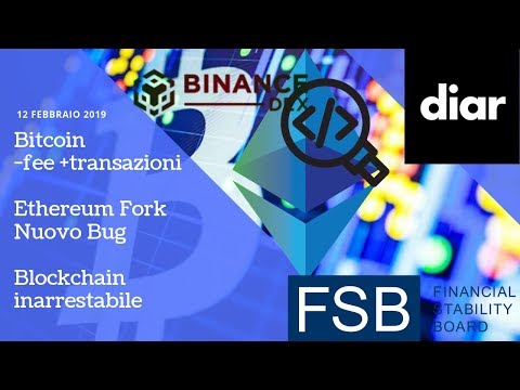 Bitcoin  -fee +transazioni | Ethereum Fork Nuovo Bug | Blockchain inarrestabile | Tg Crypto