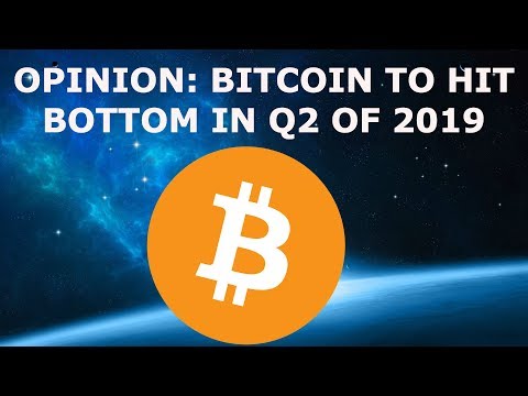 BITCOIN TO HIT BOTTOM IN Q2 2019?