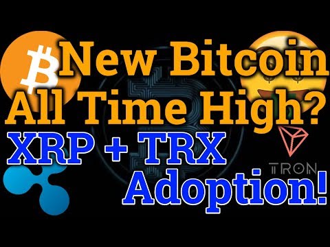 New Bitcoin ATH ($100,000?!) | Tron TRX + Ripple XRP Adoption! | BTC/Cryptocurrency Trading + News