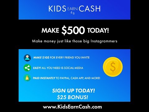 KidsEarnCash.com | KidsEarnCash.com/share/Salimelbakkali | Make money online with Kids Earn Cash