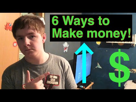 6 WAYS TO MAKE MONEY ONLINE!