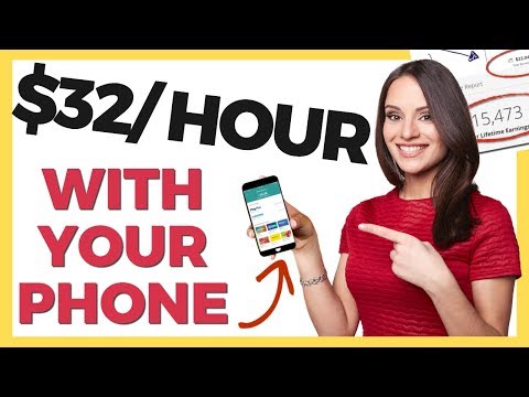 How To Earn Money Online $32.50/Hour With Your Phone (No Experience Required)