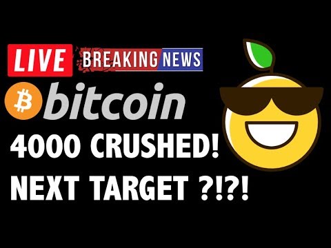 Bitcoin PRICE OVER 4000! NEXT TARGET?! - LIVE Crypto Trading Analysis & BTC Cryptocurrency News 2019