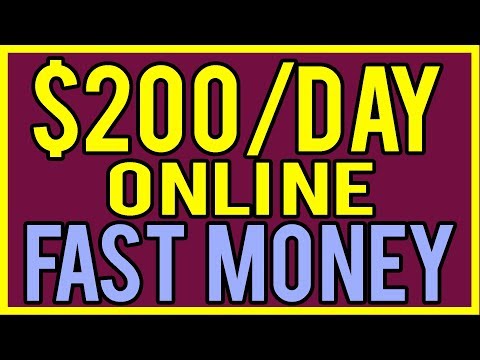 Make Money Online FAST! 5 Ways To Earn Fast Money 2019