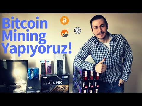 Bitcoin Madenciliği Yapıyoruz! İlk Mining Rig Kurulumu