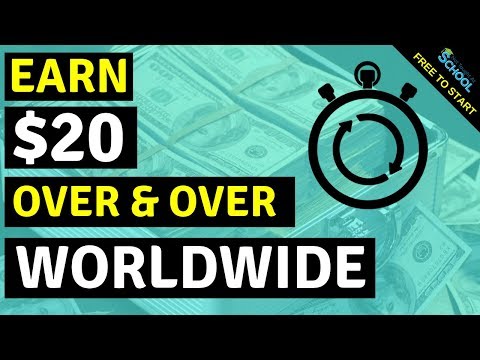 Easy Way To Earn $20 Over & Over - Make Money Online